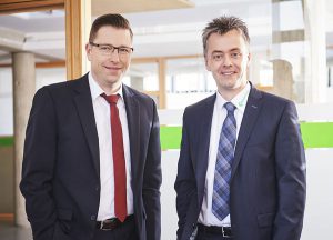 Geschäftsführer Jürgen Brunner und Jörg Retzer