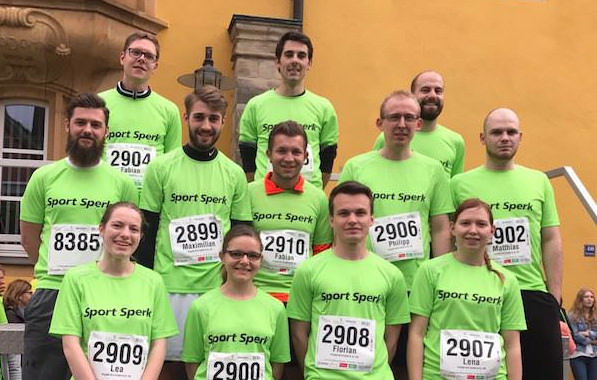 Gruppenfoto Läuferteam von Projekt-HLS beim NOFI-Lauf 2017