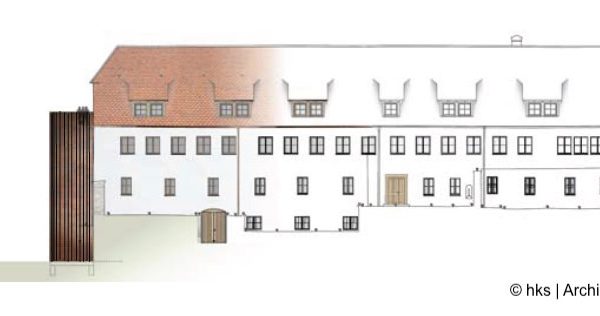 Ansicht Umbau Klosterburg Kastl