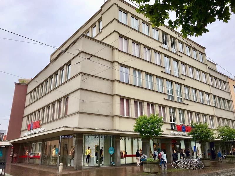 Ansicht Geschäfthaus Moritzplatz Augsburg