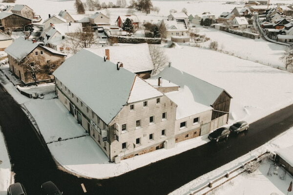 Luftbild Gasthaus Bauer Premenreuth vor der Revitalisierung