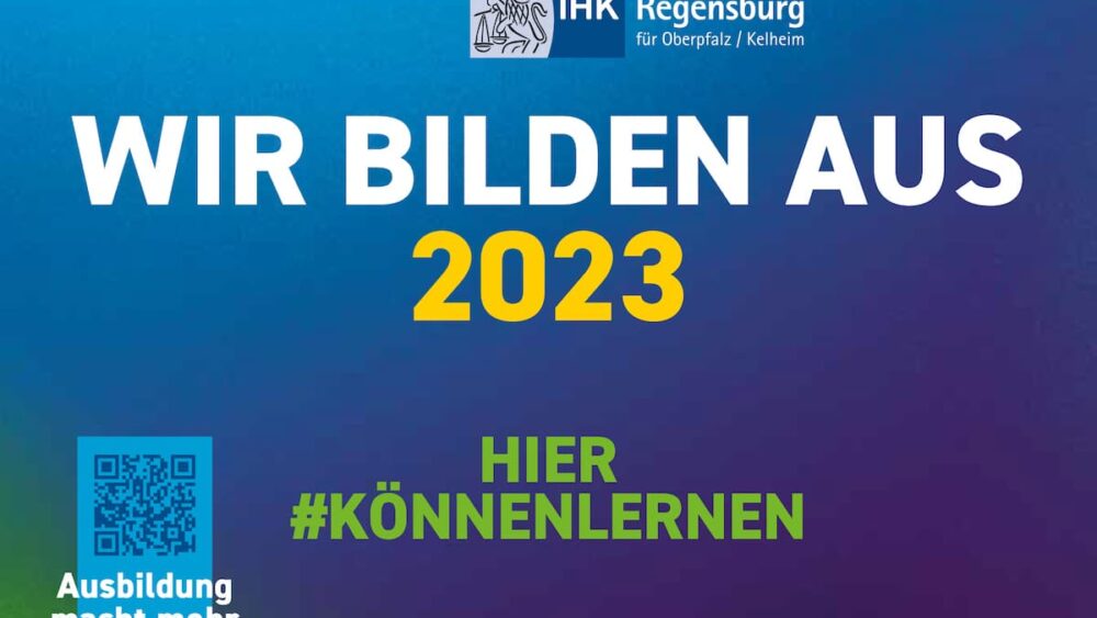 Siegel IHK Regensburg Ausbildungsbetrieb 2023