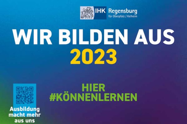 Siegel IHK Regensburg Ausbildungsbetrieb 2023