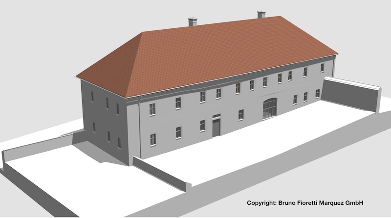 Ansicht Bauvorhaben Kavaliersgebäude Vohenstrauss