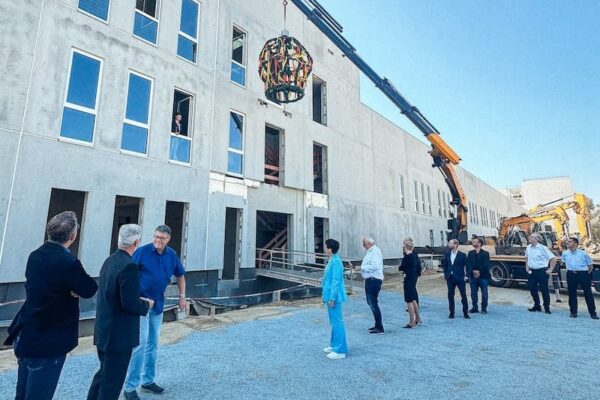 Richtfest mit Gästen bei CeramTec in Marktredwitz