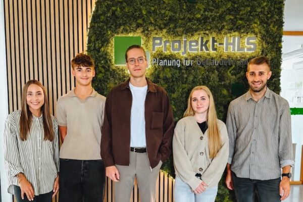 Start ins Berufsleben: Neue Auszubildende und Werkstudent bei Projekt-HLS